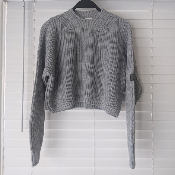 Urban Outfitters BDG Fisherman's Knit Ribbed Crewneck Sweater Size Medium - Picture 2 of 10